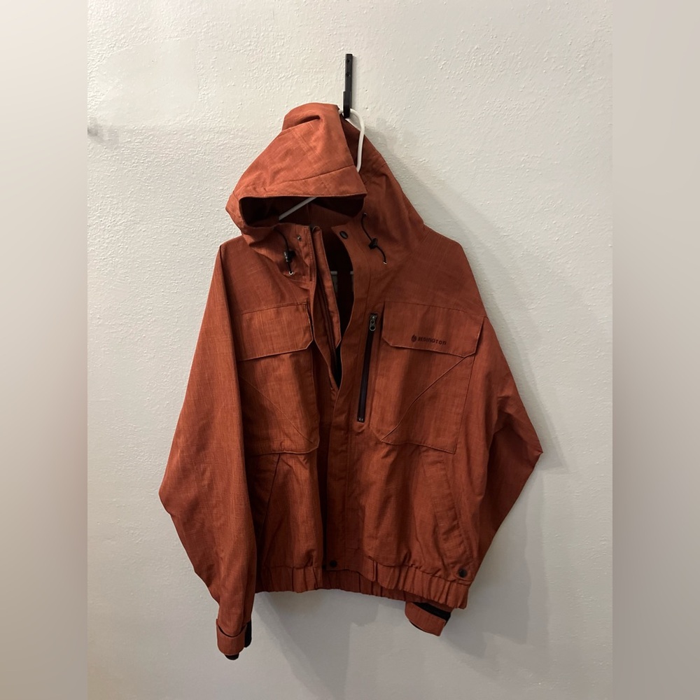 Burgundy Redington fly fishing wading jacket
